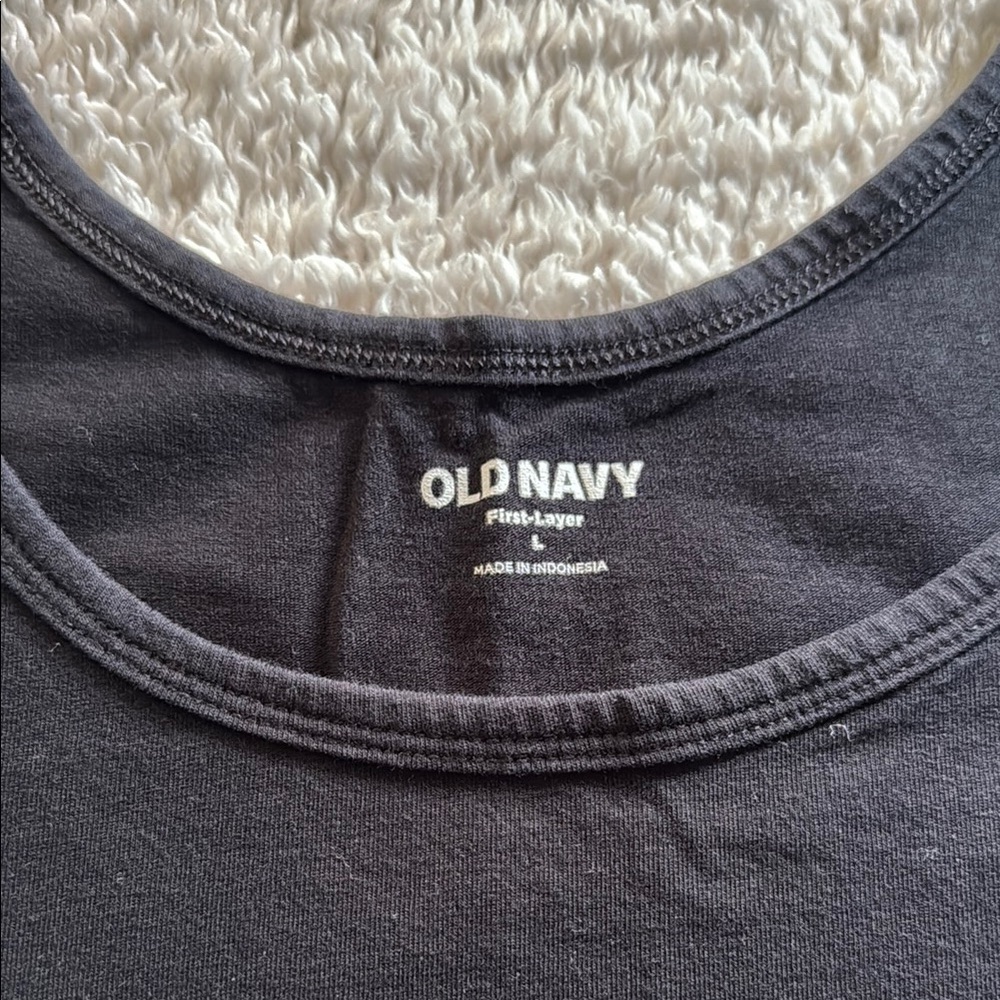 🖤 Old Navy First-Layer Tank Top – Black, Size Large - Picture 2 of 5